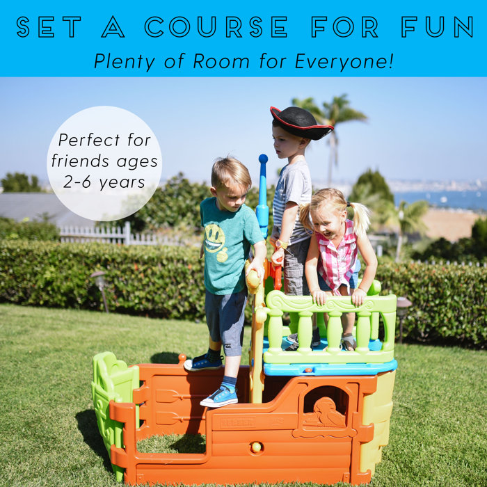 ECR4Kids Buccaneer Boat, Play Structure, Assorted & Reviews Wayfair